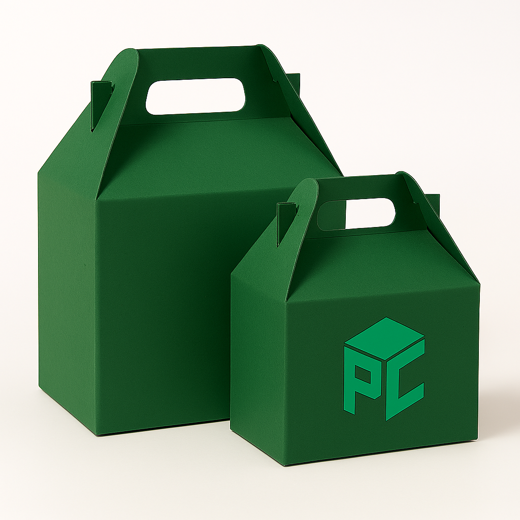 Custom Green Gable Boxes - Image 2
